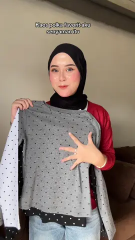 Kaos polka fav aku gausah ragu lagi deh