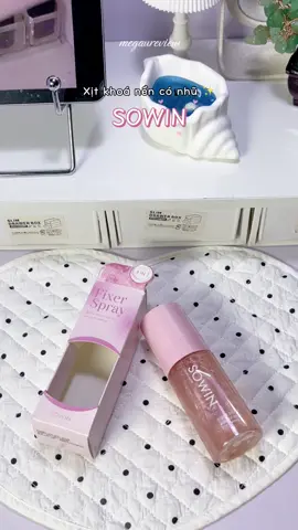 Xịt khoá nền bling bling xinh xinh ✨ #xitkhoanen #xitkhoamakeup #sowin #xitkhoanensowin 