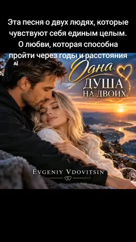 #CapCut Одна душа на двоих Исполнитель: Evgeniy Vdovitsin Автор песни: Evgeniy Vdovitsin «Одна душа на двоих» — эмоциональная история о любви, которой не страшны километры, расстояния и временные расставания. Иногда судьба разводит людей по разным дорогам, заставляет ждать, скучать и проходить через боль разлуки. Но настоящая связь не исчезает от расстояния. Она продолжает жить внутри — в памяти, в сердце, в каждом взгляде и каждом воспоминании. Эта песня о двух людях, которые чувствуют себя единым целым. О любви, которая способна пройти через годы и расстояния и однажды вновь привести друг друга к встрече. «Я — это ты, ты — это я. Мы одна душа на двоих». Песня посвящена той особенной любви, когда расстояние разделяет тела, но не может разделить души. Автор и исполнитель: Evgeniy Vdovitsin#Любовь #EvgeniyVdovitsin #премьерапесни #НоваяПесня 