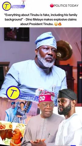 “Everything about Tinubu is fake, including his family background” — Dino Melaye makes explosive claims about President Tinubu. 😳🔥 What do you think about his statement? #DinoMelaye #Tinubu #NigeriaPolitics #Politics #NaijaTikTok  