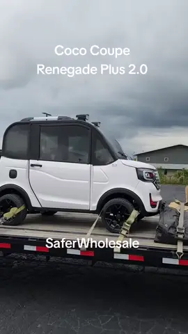 Check Out These Two... #Renegade #CocoCoupe #SaferWholesale #SmallCar #EV