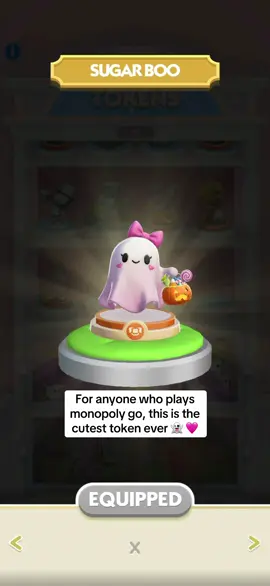 She is adorable #ghost #halloween #spooky #monopoly #monopolygo 