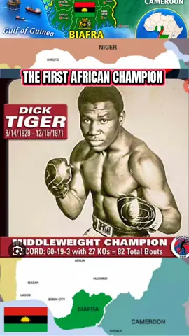 The first African Champion, Dick Tiger #africa #biafra #igboandnigerianethnicculture #nigeriantiktok🇳🇬 #ghanatiktok🇬🇭 