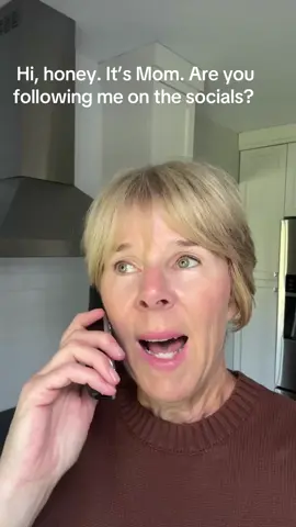 Hi, honey. It’s Mom. I have way more followers than you. Sniff. #funnymom #comediansoftiktok #grownkids 