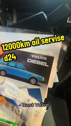 12000km oil servise Old d24 Volvo#volvo #d24 #volvo #rustvolvo #setämies @Maston 