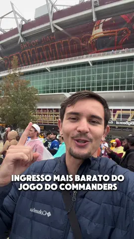 Quanto custa o ingresso mais barato do jogo do Commanders? 🏈💰