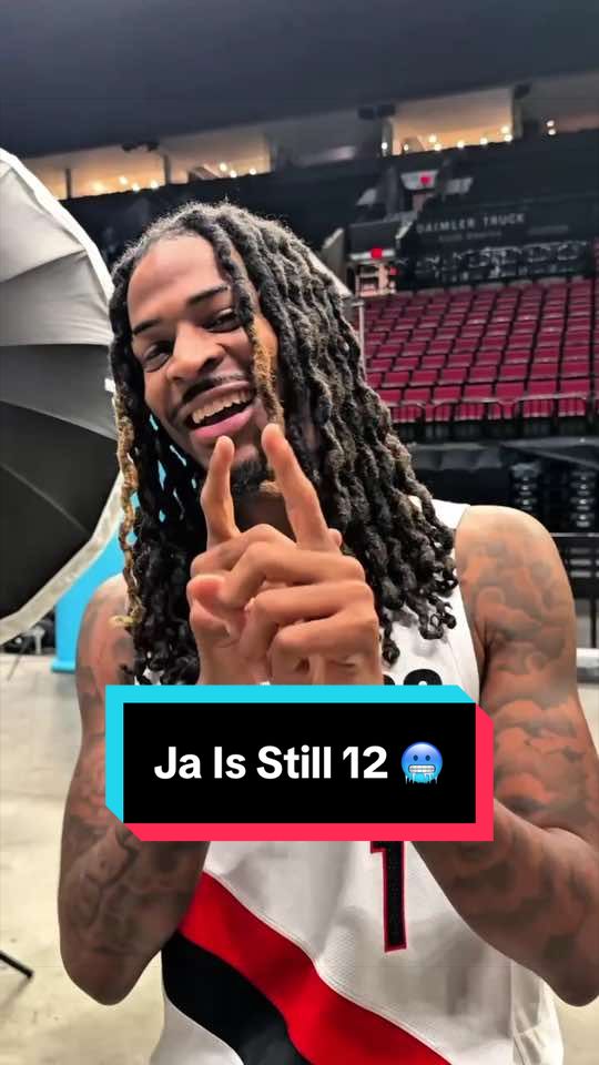 New number for Ja, but his nickname remains the same 😮‍💨 #JaMorant #NBA #basketball #Blazers #NBAMediaDay 