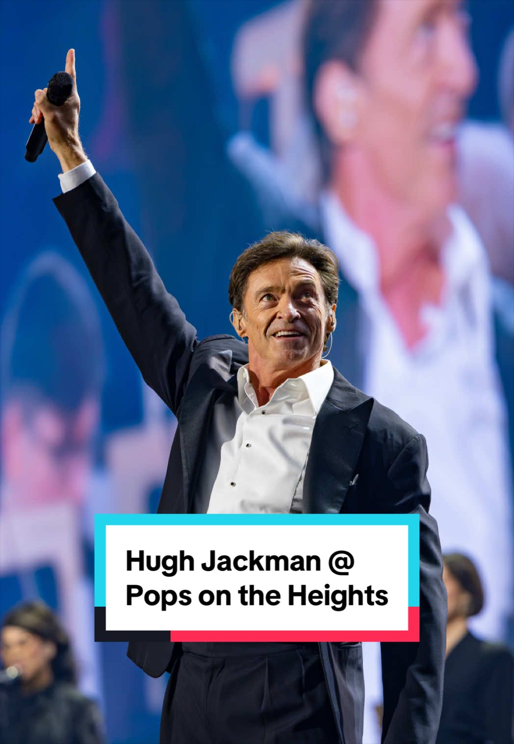 Hugh Jackman really delivered the greatest show at Pops on the Heights 🎤🎶 #hughjackman #bostoncollege #bostonpops #popsontheheights 