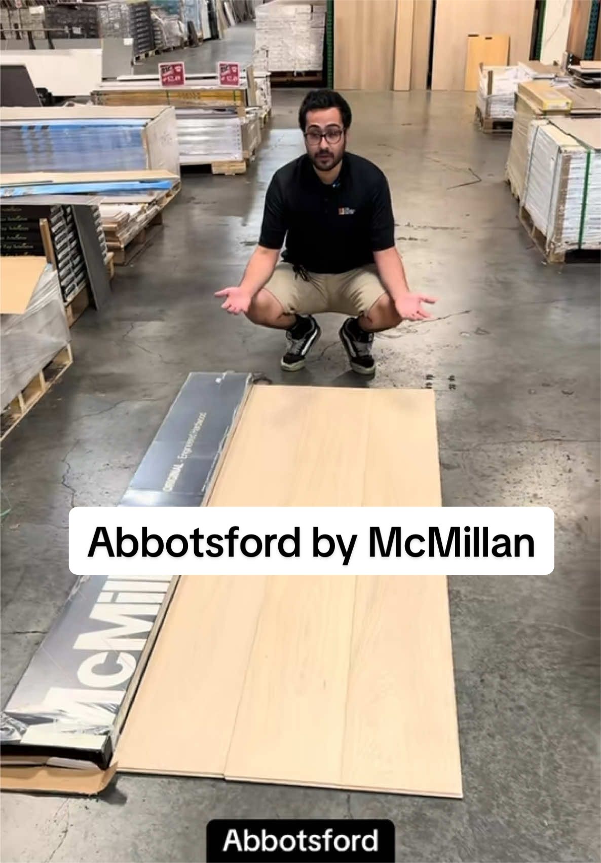 I am a big fan Abbotsford by McMillan. Let us know what you think about this select grade European White Oak. #homeimprovement #flooring #remodel #diyproject 