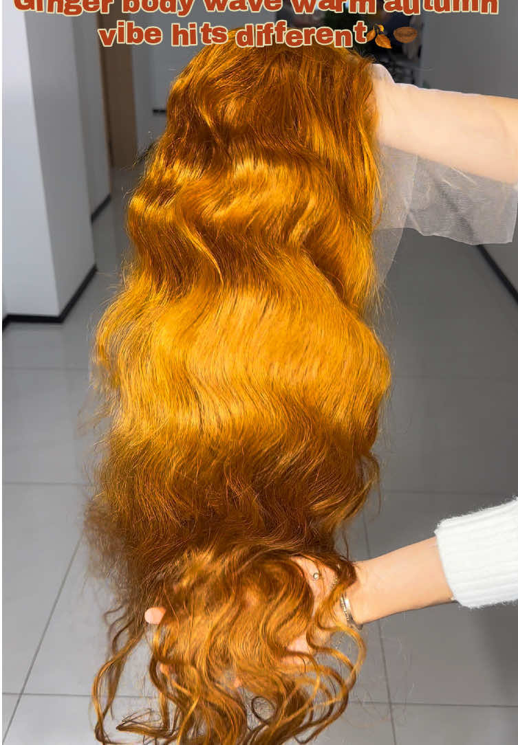 So pretty😍🧡😍#humanhair #tunefulhair #viralwig #autumwig #bodywavewigs 