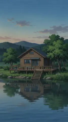 makan malam sederhana.. #StudioGhibliStyle #DailyLifeAnime #cozynight #fypシ 