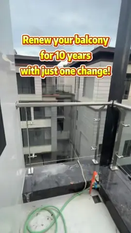 Just replace your old railing with modern glass balustrade. Before & after transformation! Custom balcony glass railings, rust-resistant for Philippines coastal weather. Wholesale price for contractors & builders. Free design drawing, fast quotation. DM us for catalog & price list. #balconyrailing #glassrailingph #balustrade #homeremodelph #renovationph #constructionph #philippinescontractor #stainlessrailing #balconyupgrade #homeimprovement #customrailing #architectph #buildersph #glassbalustrade #beforeandafterhome