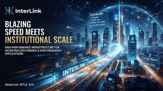 Blazing Speed Meets Institutional Scale   High-performance decentralized finance demands infrastructure that never compromises on speed. The InterLink chain delivers lightning-fast transaction finality coupled with micro-cent network fees, creating an optimal environment for global developers and high-frequency applications alike.   #InterLink #ITLG #ITL