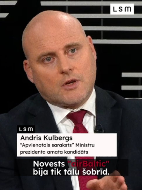 “Sakārtojot “airBaltic” stāvokli, mēs jau konkrēti varam runāt ar Igauniju un Lietuvu par viņu lomu Latvijas nacionālajā lidsabiedrībā,” raidījumā “Kas notiek Latvijā?” norādīja “Apvienotais saraksts” Ministru prezidenta amata kandidāts Andris Kulbergs. Viņš arī vairākkārt akcentēja, ka “airBaltic” atrodas daudz sarežģītākā situācijā, uzsākot “Chapter 11” procedūru, nekā Skandināvijas aviokompānija “SAS”. 🔗 Pilna intervija LSM.lv! #LSM #IzvēliesLatvijasNākotni #Vēlēšanas2026