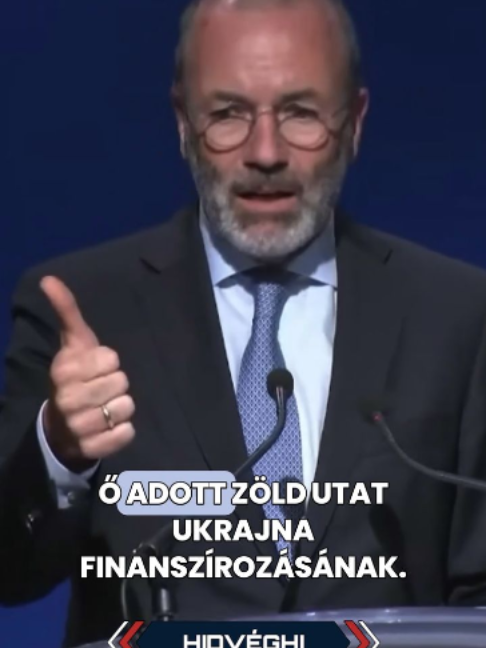 Manfred Weber kendőzetlen őszinteséggel ismerte be, hogy azért segítették hatalomra Magyar Pétert, hogy zöld lámpát adjon Ukrajna háborús finanszírozásának és EU-csatlakozásának! Most pedig a miniszterelnök az eddigi támogatásért cserébe szó nélkül teljesíti a brüsszeli diktátumokat! Van erre egy ismert kifejezés. Írd meg kommentben!