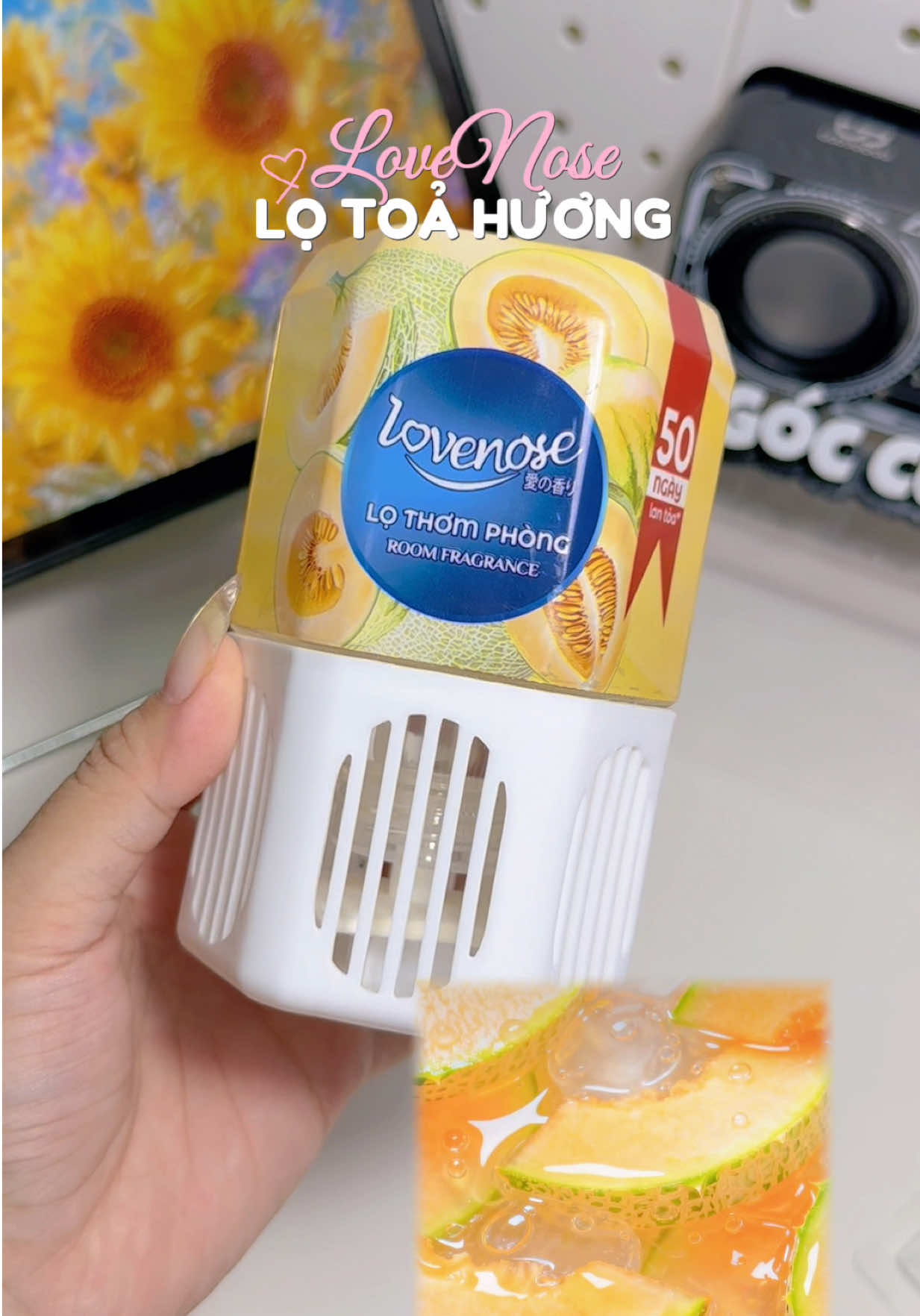 Lọ toả hương Love Nose phiên bản mới dạng úp ngược 🍈🍈 Mùi hương siêu thơm #lovenose #lotoahuong #lotoahuonglovenose #aikomi #thomphong 