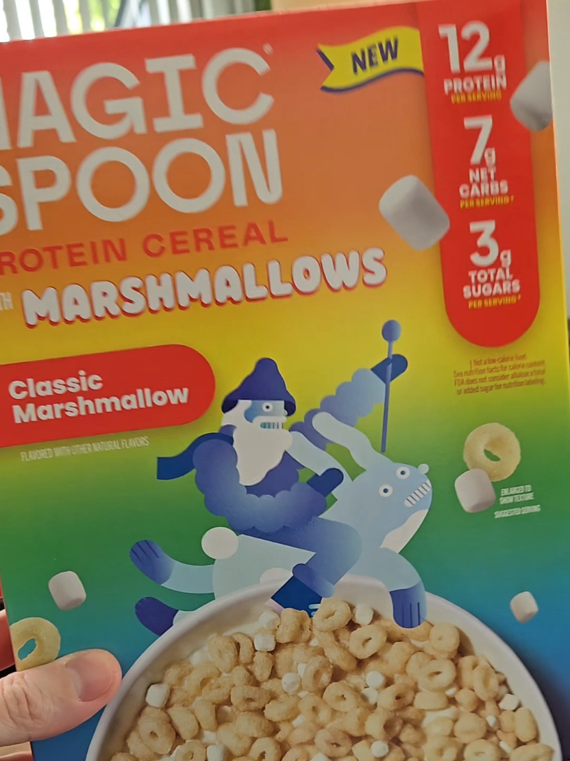 High protein cereal 3 box pack in fruity, cocoa and marshmallow with low sugar, keto friendly and gluten free for breakfast or a late night snack #magicspoon #proteincereal #highprotein #keto 