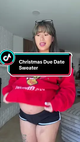 #christmassweater #pregnantsweater #holidaysweater #alittlewhoisdue #christmas 