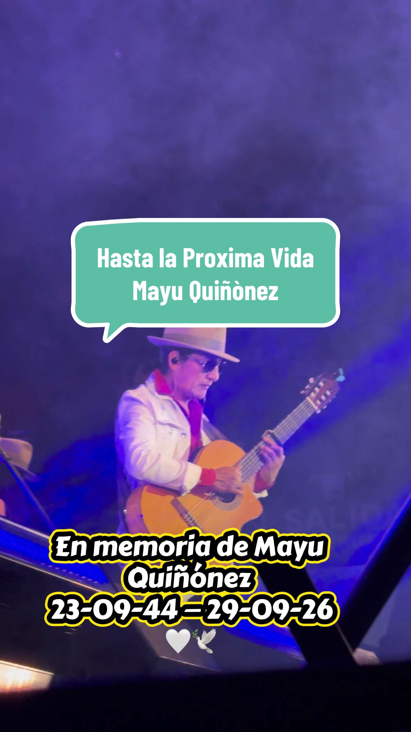 @CHARIJAYAC hoy recibimos con tristeza la noticia del deceso de Mayu Quiñónez. Nos veremos en el cielo rosa, jugando a ser Ángel en la Próxima Vida, eso ha sído mi Destino #MayuQuiñonez
