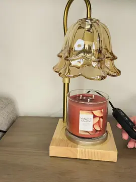 Making my room feel extra cozy with this gorgeous candle warmer lamp! 🕯️🌷 The warm glow is everything! Perfect for cozy nights and cute room decor. 🤎✨ Find it on my TikTok Shop! 🛍️ #TikTokShop #CandleWarmerLamp #CozyRoomDecor #HomeDecor    
