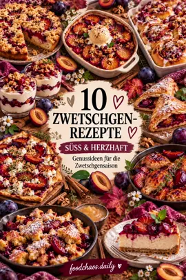 Zwetschgenzeit ist einfach Genusszeit! 💜🍂 Ob klassischer Zwetschgenkuchen, cremiges Dessert, Kaiserschmarrn oder sogar herzhaft mit Hähnchen und Feta – aus Zwetschgen kann man so viel mehr machen, als man denkt. 😍 Ich habe euch 10 süße & herzhafte Zwetschgen-Rezepte zusammengestellt, die perfekt in die Saison passen. 🫶🏼 Welches Rezept würdet ihr als Erstes ausprobieren? 💜 #ZwetschgenRezepte #Zwetschgenzeit #Herbstrezepte #Rezeptideen #foodchaosdaily 