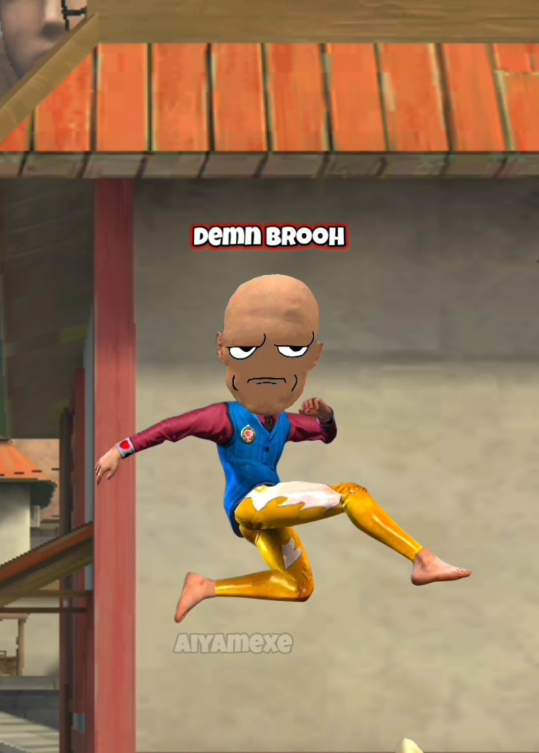 Waktunya Udin tampil kece 🤣 #FreeFire #FFxNARUTOSHIPPUDEN 