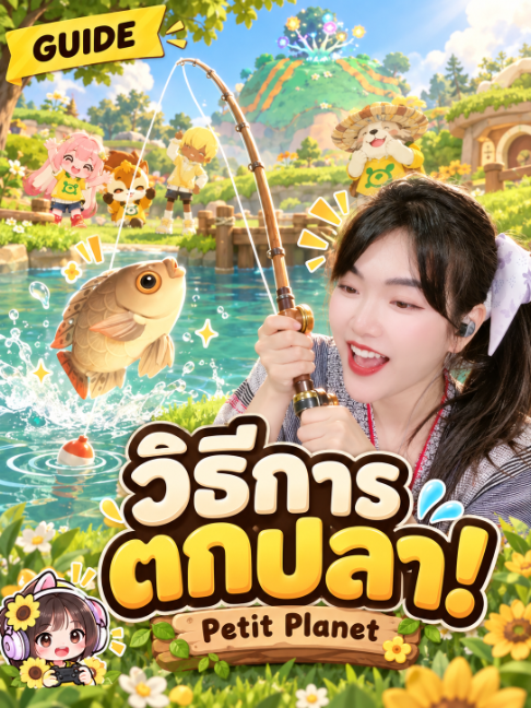 วิธีการตกปลา | PetitPlanet #PetitPlanet #HoYoverse #เกมใหม่ #เกมน่าเล่น #เกมน่ารัก #CozyGame #LifeSim #ชอนอจอมป่วน
