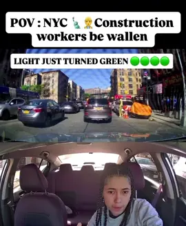 NYC drivers are crazy! #dashcam #nyc #construction 