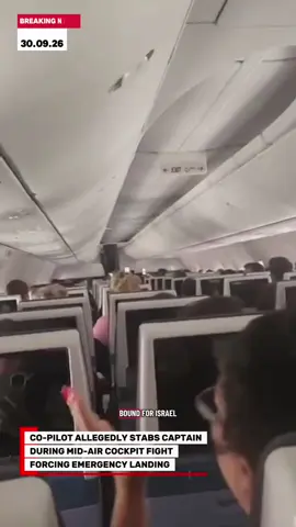 🚨 BREAKING NEWS 🚨  Mid-Air Chaos Averted on Flydubai Flight FZ1073- A flydubai Boeing 737 heading from Dubai to Tel Aviv was forced to make an emergency landing at Tabuk Airport in Saudi Arabia after a violent cockpit altercation on September 30, 2026. Reports indicate the co-pilot stabbed the captain with a knife in an attempt to seize control of the aircraft, causing the plane to plunge thousands of feet in moments and transmit a brief Code 7500 hijacking alert. Screams echoed through the cabin as quick-thinking passengers and off-duty crew members rushed the cockpit, overpowering the attacker and securing the door. Mid-flight medical assistance was provided to keep the wounded captain conscious until the aircraft safely touched down in Saudi Arabia. All passengers and crew landed safely, and an international investigation into the attack is now underway. #BreakingNews #Aviation #Flydubai #SaudiArabia #WorldNews 