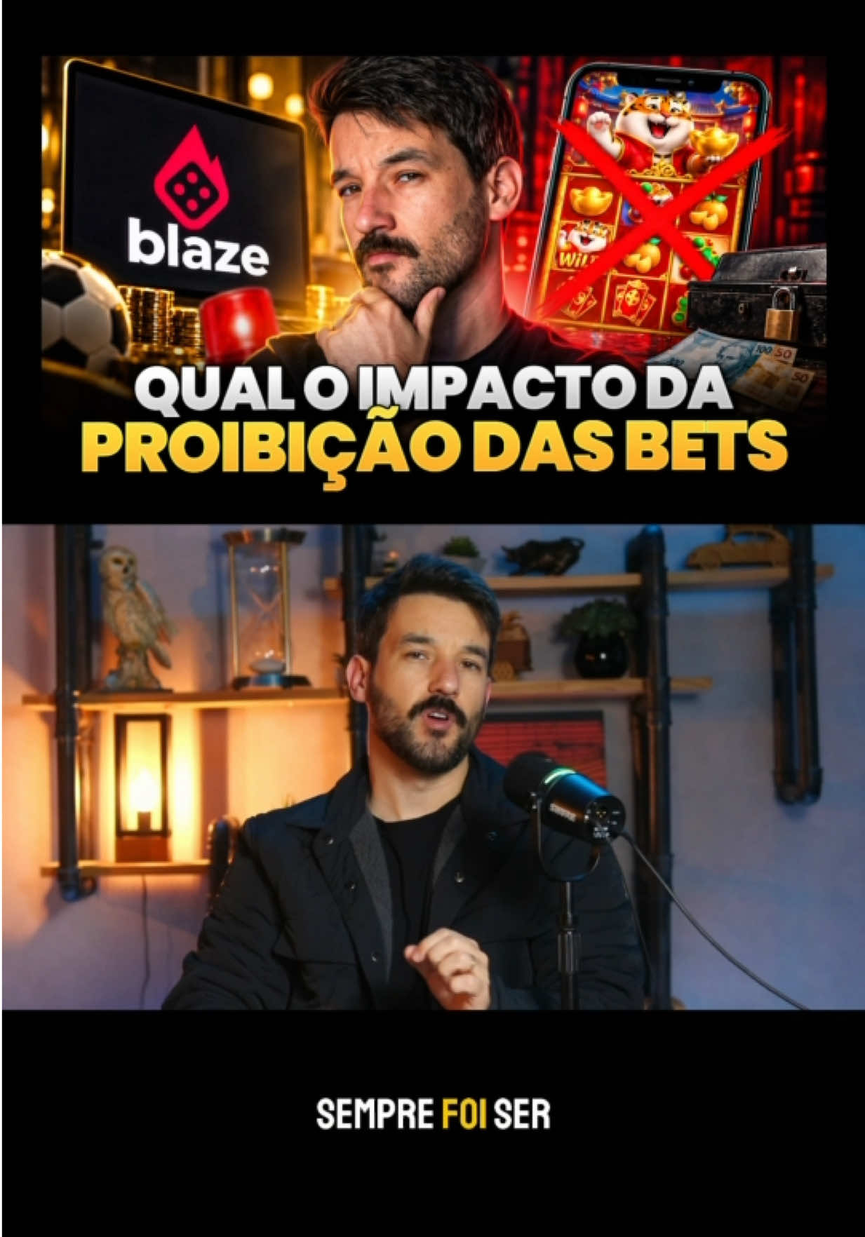 🚨O JOGO VIROU! O IMPACTO INVISÍVEL DA PROIBIÇÃO DAS BETS NO BRASIL - DE CLUBES DE FUTEBOL AO PIB BRASILEIRO  As casas de apostas esportivas e tigrinhos foram proibidas imediatamente de atuar no Brasil. Também foram suspensas as publicidades, patrocínios de clubes de futebol e qualquer outro tipo de anúncio de Bets. Mas por qual motivo essa decisão foi tomada só agora? E quais os impactos da proibição da Bets no PIB do Brasil, para os clubes e para o consumo das famílias brasileiras?  As Bets podem voltar no Brasil? E como ficam os contratos e as licenças de R$30 milhões que foram pagas em 2025 pelas Bets para atuar no Brasil por 5 anos? Confira nesse vídeo um breve resumo sobre os impactos econômicos da proibição das Bets no Brasil. #bets #futebol #economia #investimentos 