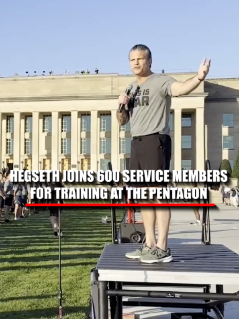 Six hundred U.S. service members join Secretary of War Pete Hegseth for 