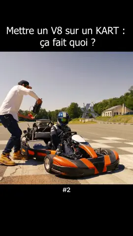 Mettre un V8 sur un KART : ça fait quoi ? #2