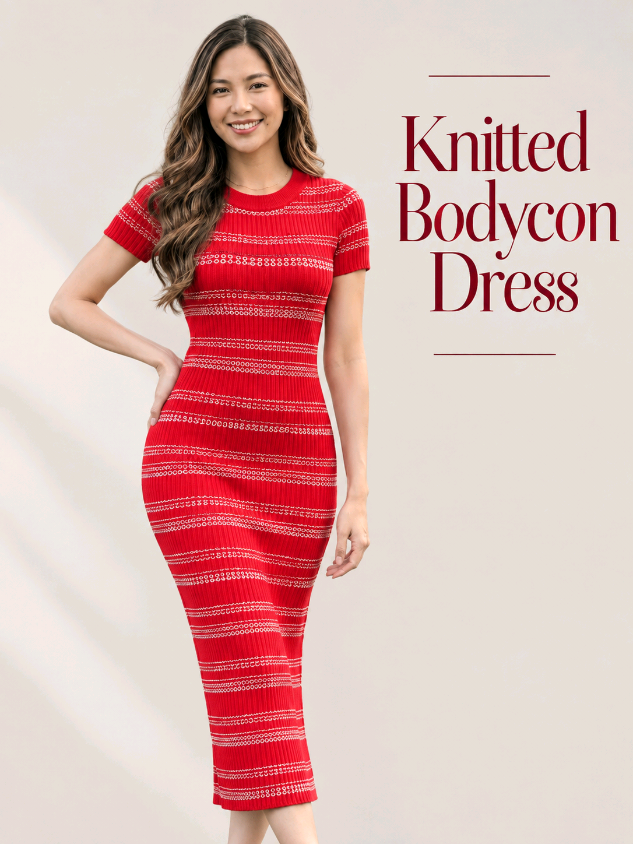 ❤️ Classy, and effortlessly flattering! This knitted bodycon dress gives you that chic, feminine look while keeping the outfit easy to style. Perfect for casual days, dates, or a stylish day out. ✨ #KnittedBodyconDress #BodyconDress #OOTDFashion #FashionFinds #TikTokFinds 