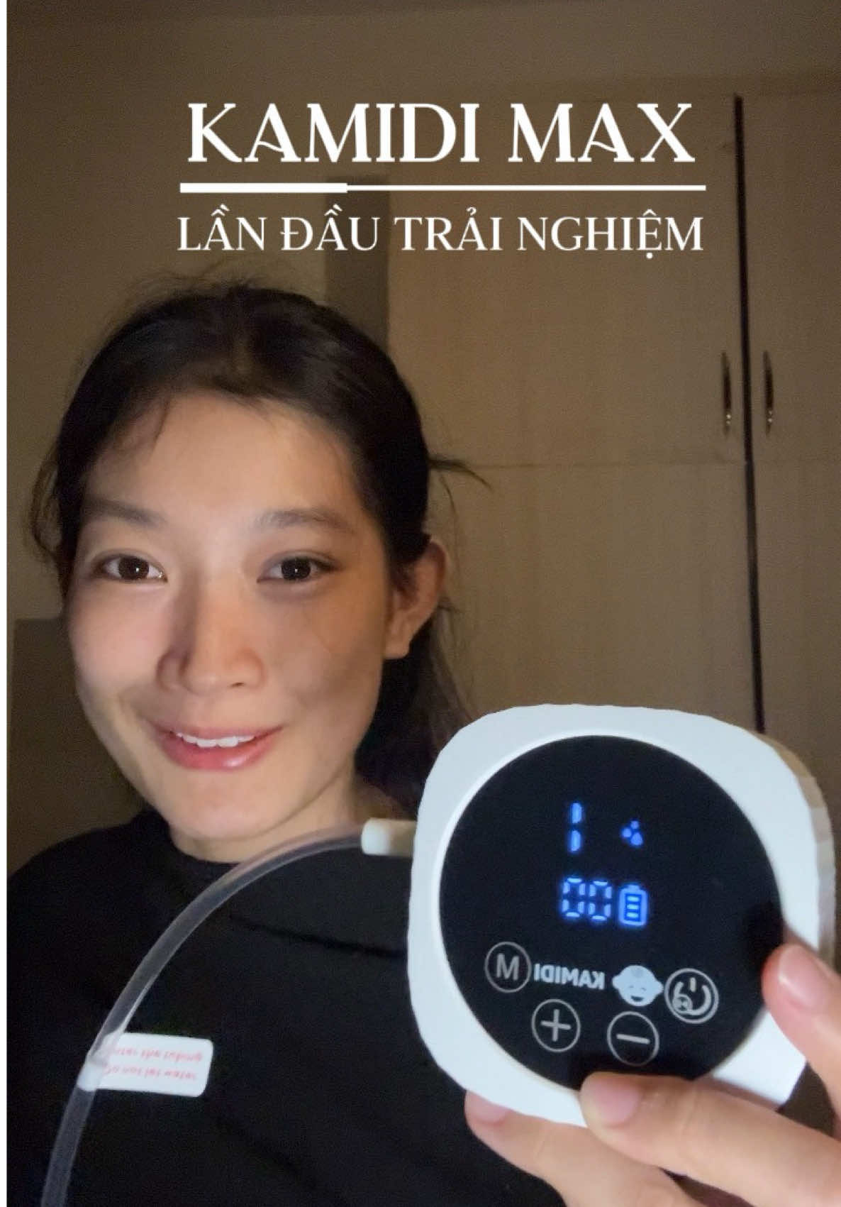 Con này hút ngang ngửa con medela hồi trước t dùng luôn á,bị cái là con đó có dây,bất động,còn con này đi vòng vòng được :))))#locoimeday #mayhutsuakamidi #kamidimax #mayhutsuaquocdan 