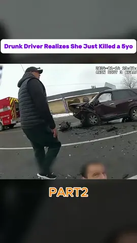 Drunk Driver Realize She Just killed a 5yo#cops #police #bodycam #copsusa #policeofficer 