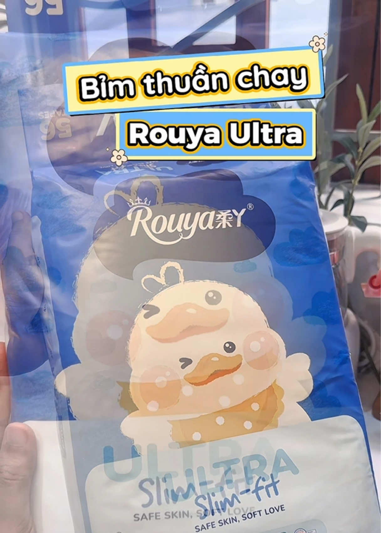Bỉm mà cũng thuần chay á các mom 😍 #Rouya #Chotdonvaovit #Rouyatangme #VitRouya #Phunuvietnam