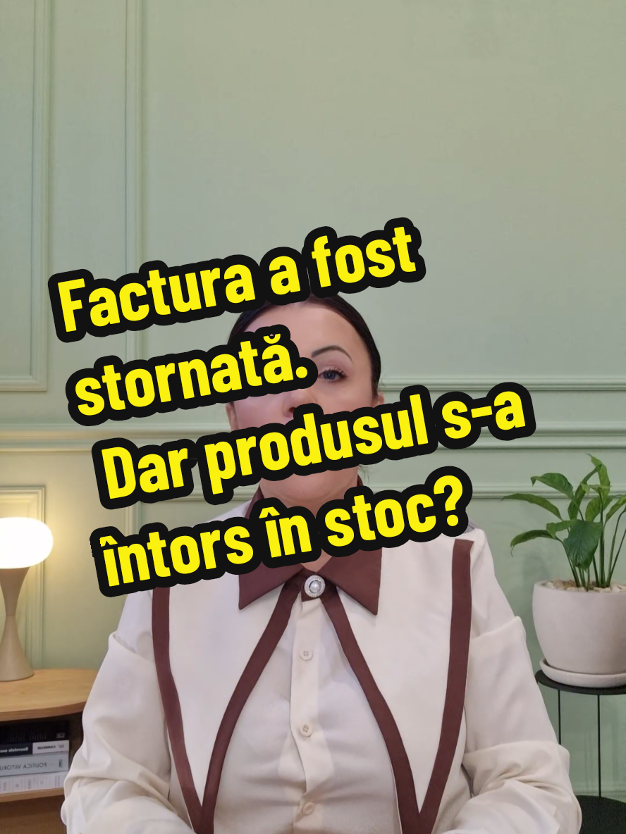 Factura a fost stornată. Dar produsul s-a întors în stoc? #marianagavrau #ecommerce #contabilitate #emag #online 
