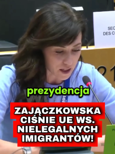 ZAJĄCZKOWSKA CIŚNIE UE WS. NIELEGALNYCH IMIGRANTÓW!