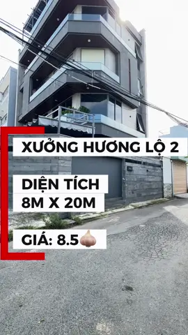 📐Diện tích: 8m x 20m  💰Giá: 8.5T 📍Xưởng đường nhựa xe tải thông 8m - Hương Lộ 2, P. Bình Trị Đông, Bình Tân, TP. HCM. #xuongdepbinhtan #xuongbinhtan#banxuongbinhtan#datxaycanhodichvu#canhodichvu