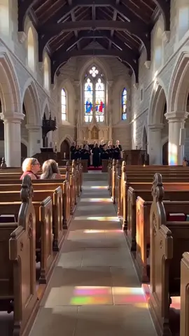 @sunshine  @Irene Maria  sitting in church and listen to the choir sing a beautiful song#aicast 
