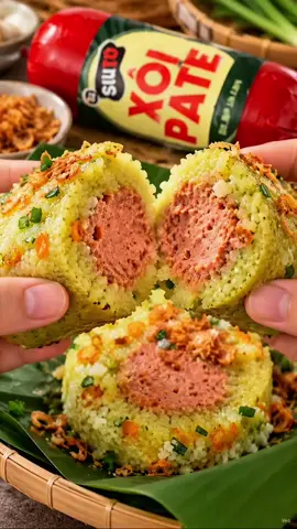 Combo 5 Cây Xôi Pate Muối Rắc hành phi  #viral #xuhuong #anvat #monngonmoingay #xoipate 