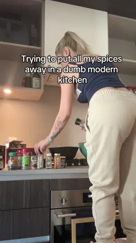 New kitchens just aren’t built for for functionality nowadays & it pisses me off