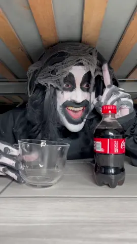 Monster can’t drink the soda 😆👻 #monsterundermybed #funnyvideo 