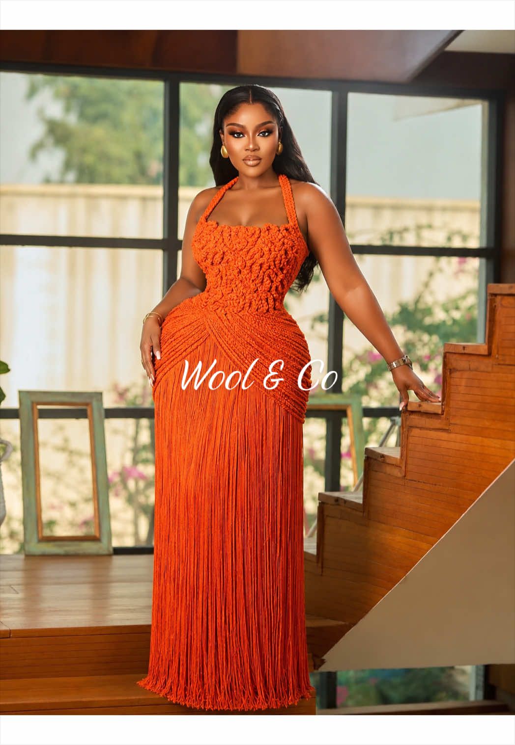 Non, ce n’est pas une robe achetée en boutique. 😉 It is just Crochet having a fashion moment. 🧶🧡 #crochet  #creatorsearchinsights #crochetcontentideas 
