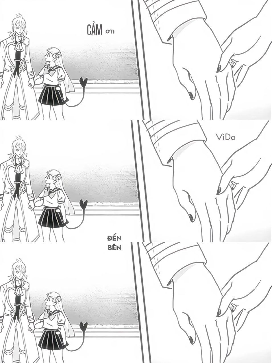 Chap mới nắm tay rồii😭 #aliceasmodeus #claravalc #azuclara #irumakunfromdemonschool 