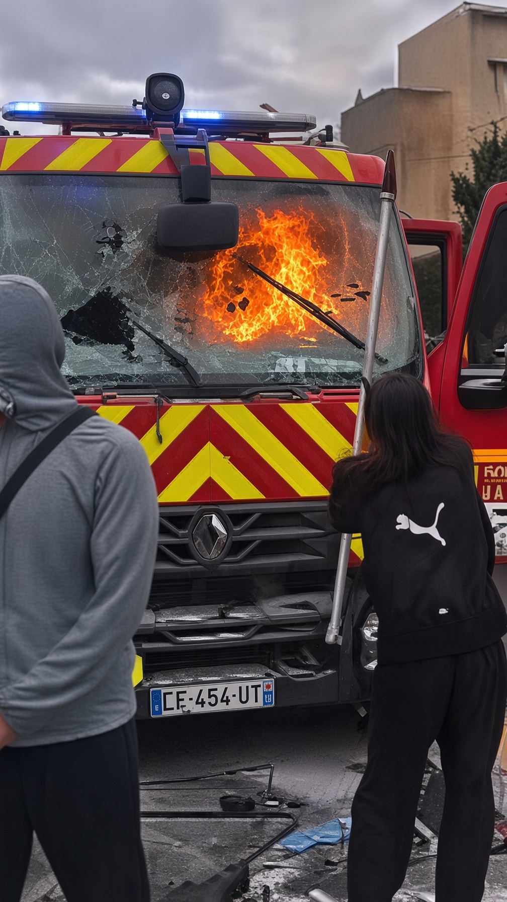 🚨 Vandalismo en Francia. En Marsella, un grupo de jóvenes ha atacado a un equipo de bomberos, se ha apoderado de su camión y ha terminado destrozando el vehículo, en unas imágenes que reflejan la escalada de tensión que se está viviendo en las calles. Los jóvenes han acabado quemando el camión en medio de la calle. El episodio se produce en plena extensión de las movilizaciones estudiantiles, que ya afectan a cientos de institutos y a una treintena de campus universitarios en distintos puntos del país. Las protestas comenzaron con reivindicaciones relacionadas con la educación y la falta de medios, pero en algunas ciudades han derivado en enfrentamientos, incendios y actos vandálicos. 📲 ¡Síguenos para estar al tanto de las noticias más destacadas!
