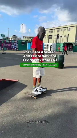 Skaters, this one is for you.  If you’re in Port Harcourt and you’re not here yet… what are you waiting for? 📍 Yakubu Gowon Stadium Tag your skater crew and pull up! #yolosouth #portharcourt #events #Lifestyle #jameson 