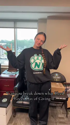 𝘽𝙧𝙚𝙖𝙠𝙞𝙣𝙜 𝙞𝙩 𝙙𝙤𝙬𝙣 𝙛𝙤𝙧 𝘽𝙇𝙀𝙀𝘿 𝙂𝙍𝙀𝙀𝙉! 💚🔥 Keep the support coming, Bearcats! There’s only 9 HOURS LEFT to support Bearcat Athletics during BLEED GREEN Athletic Day of Giving. 💰🐾 🤝 https://shorturl.at/ddCSH