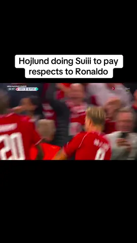 Hojlund to Ronaldo🤔#ronaldo #cristianoronaldo #portugal #football #fyp 