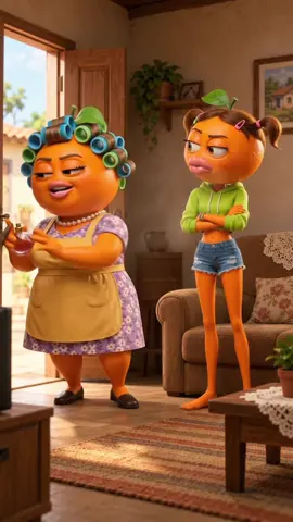 Quando você descobre que sua mãe tá vivendo mais que você… e ainda escondendo o romance novo! 👀🍊😂 A fofoca chegou primeiro nela!#CapCut #tiktokbrasil 